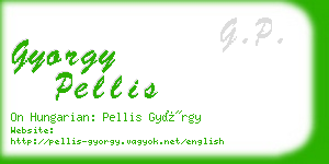 gyorgy pellis business card